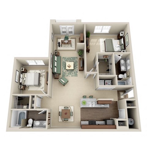 2D Illustration of B5 Layout